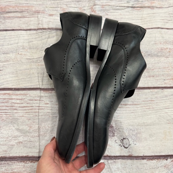 Men\'s Black Leather Dress Shoes main image 7